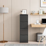 DS Mason Steel 4-Drawer File Cabinet