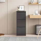 DS Mason Steel 3-Drawer File Cabinet