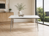 Faux Marble Dining Table - 140 cm