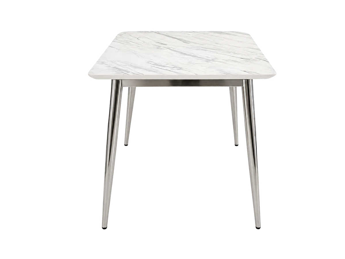 Faux Marble Dining Table - 140 cm
