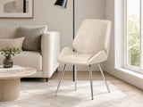 Dining Chair PU Beige - Set of 2