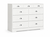 9-Drawer Dresser - White