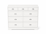 9-Drawer Dresser - White