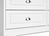 9-Drawer Dresser - White