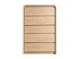 Vilda 5-Drawer Tallboy - Wood