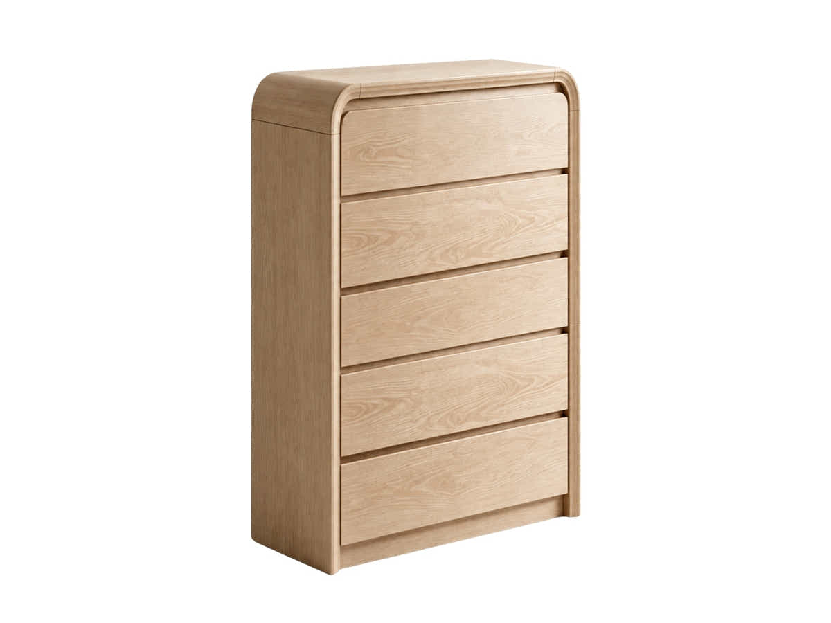 Vilda 5-Drawer Tallboy - Wood