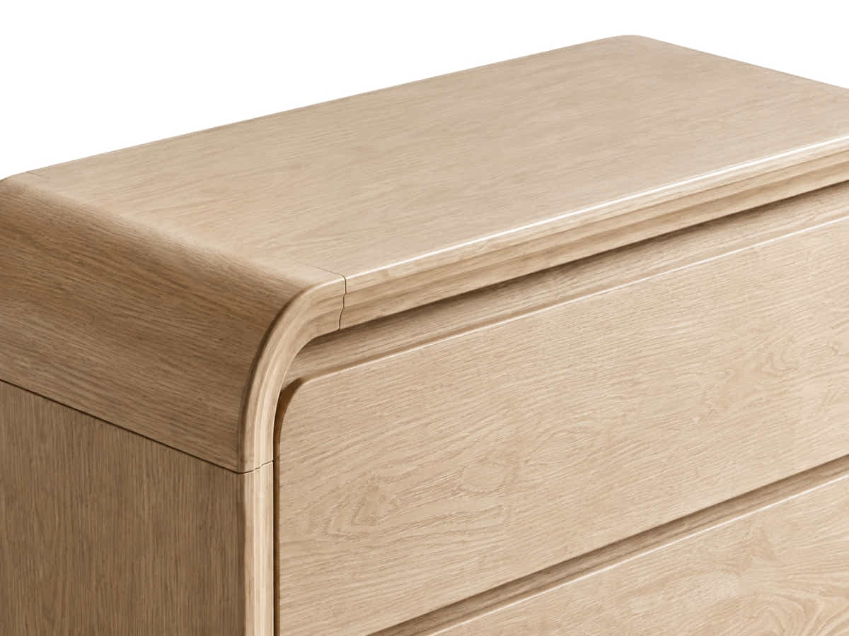 Vilda 5-Drawer Tallboy - Wood