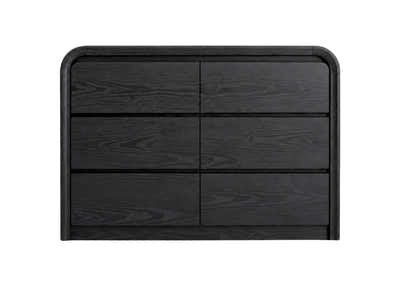 Vilda 6-Drawer Cabinet - Black