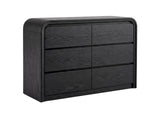 Vilda 6-Drawer Cabinet - Black