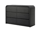 Vilda 6-Drawer Cabinet - Black