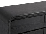 Vilda 6-Drawer Cabinet - Black