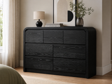 Vilda 7-Drawer Cabinet - Black