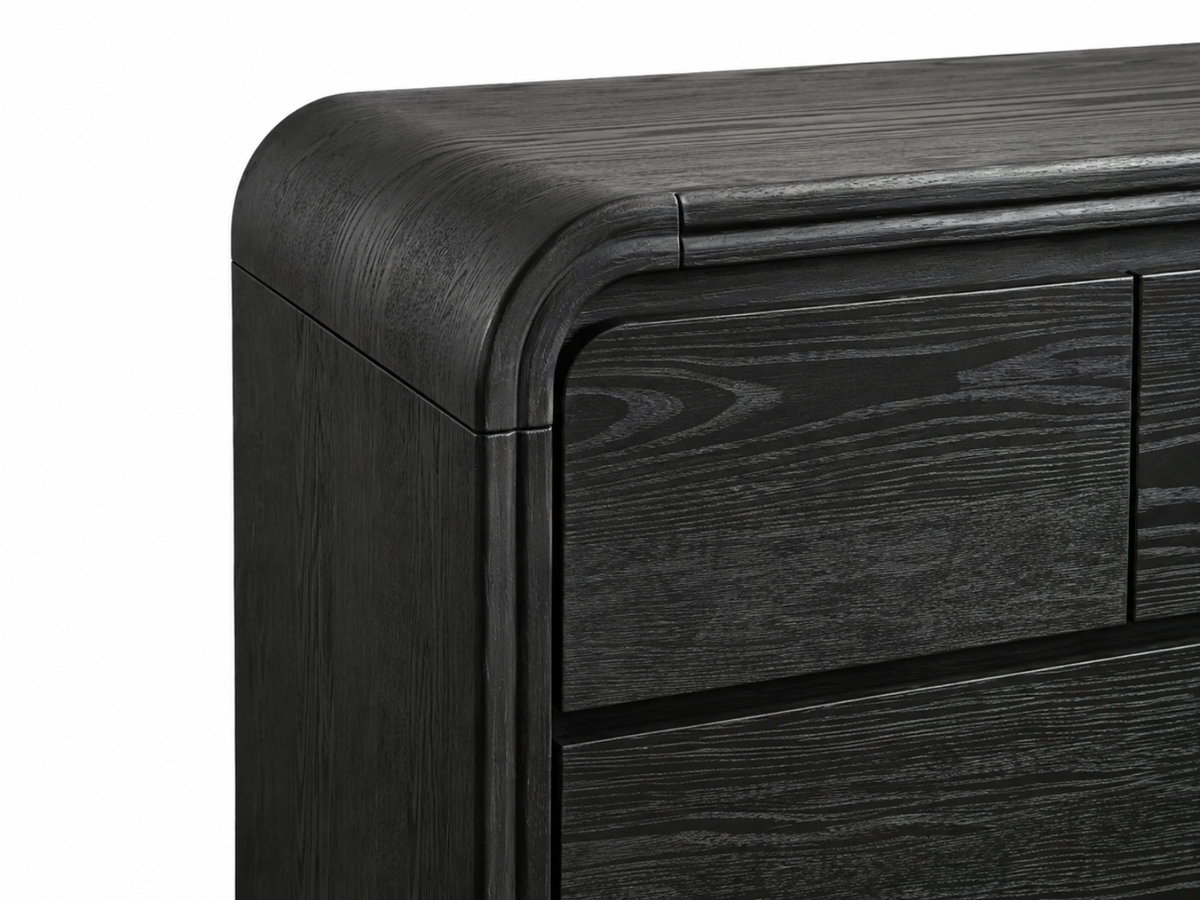 Vilda 7-Drawer Cabinet - Black