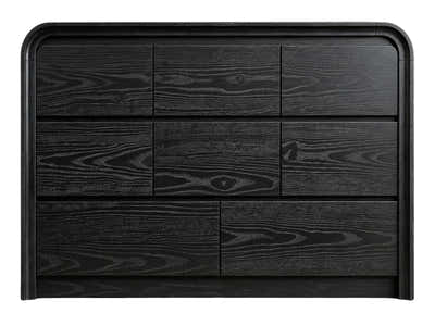 Vilda 8-Drawer Cabinet - Black
