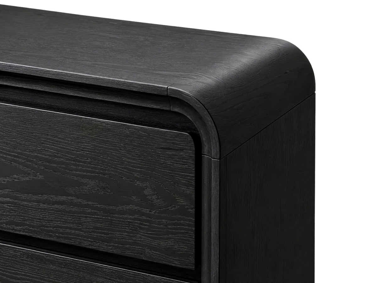 Vilda 8-Drawer Cabinet - Black