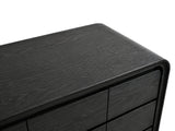 Vilda 8-Drawer Cabinet - Black
