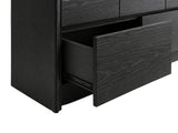 Vilda 8-Drawer Cabinet - Black