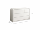 Vilda 7-Drawer Cabinet - White