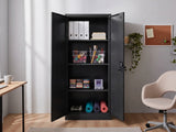 DS New Lockable Steel Garage Storage Cabinet - 165 cm