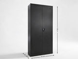 DS New Lockable Steel Garage Storage Cabinet - 165 cm
