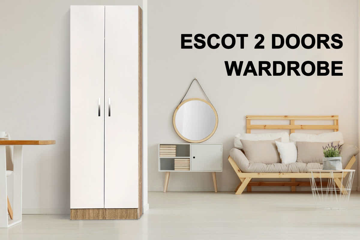 DS Escot 2 Doors Wardrobe New