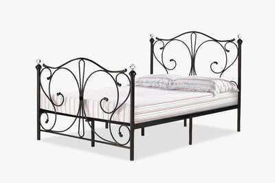Elizabeth Bed Frame Black - Queen