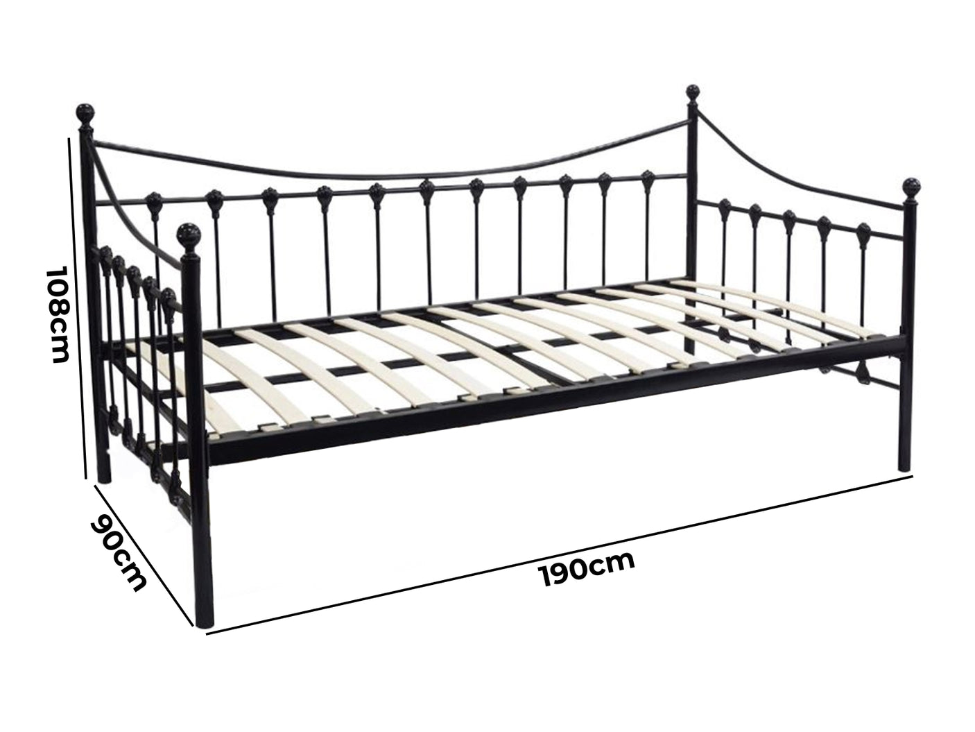 Sierra Day Bed - Black