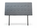 Freddy Linen Headboard Bluish Grey - Queen