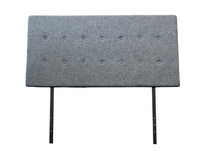 Freddy Linen Headboard Bluish Grey - King