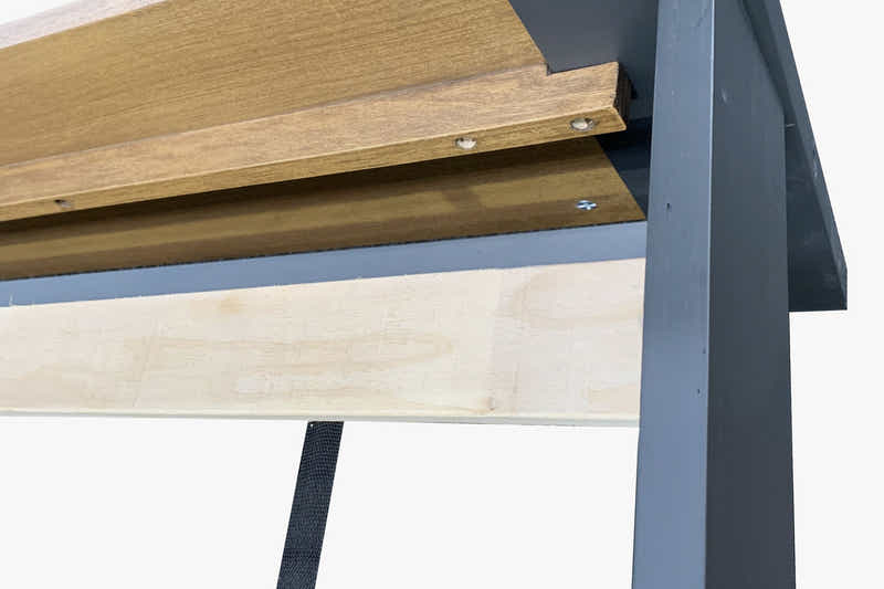 Alexis King Bed Frame -Walnut