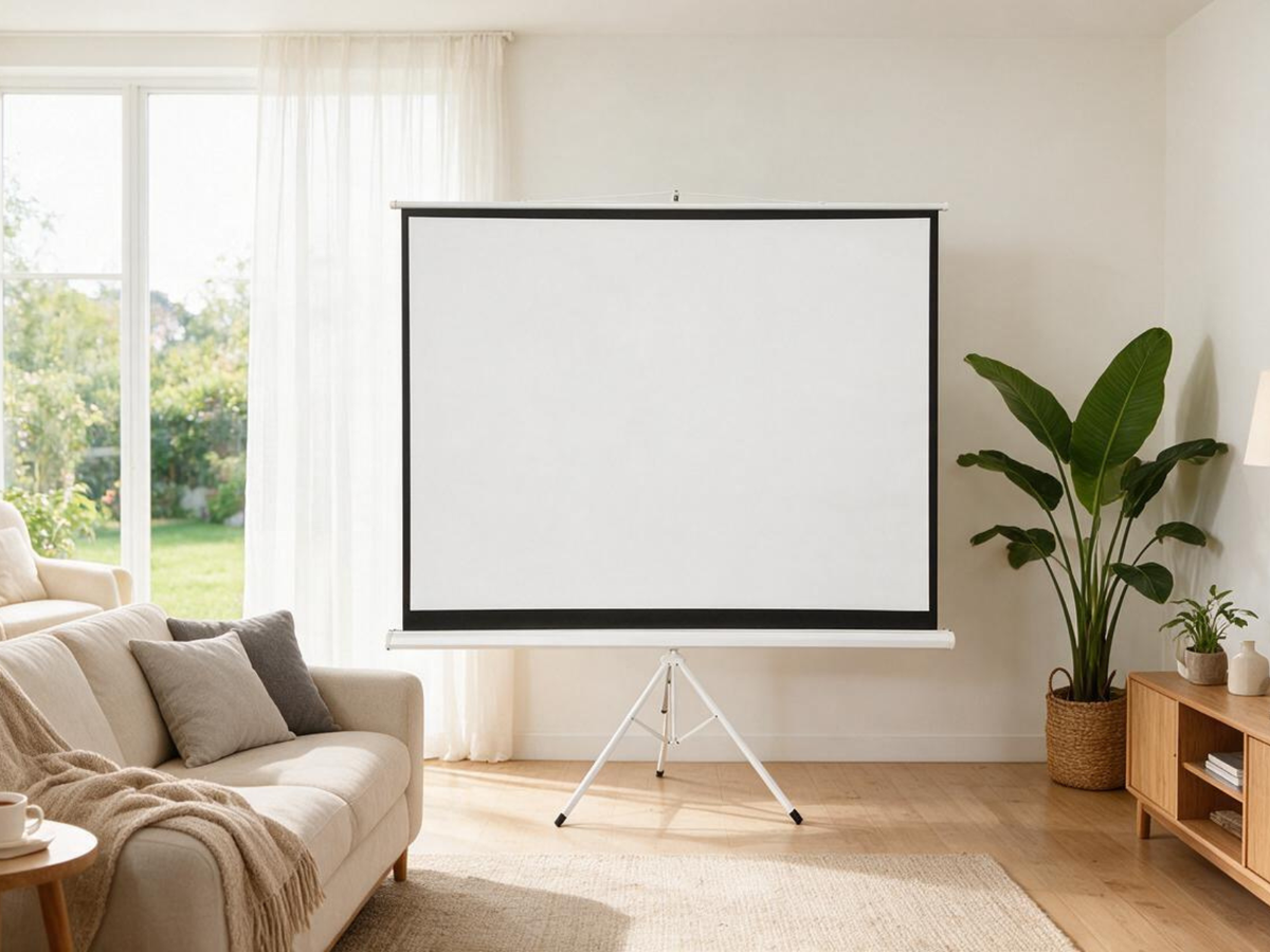 100 Inches Portable Tripod Projector Screen