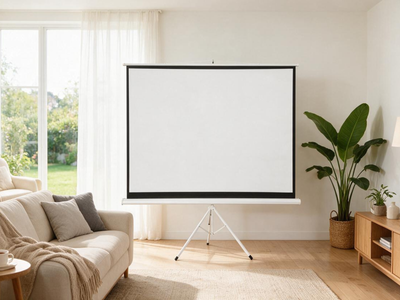 100 Inches Portable Tripod Projector Screen