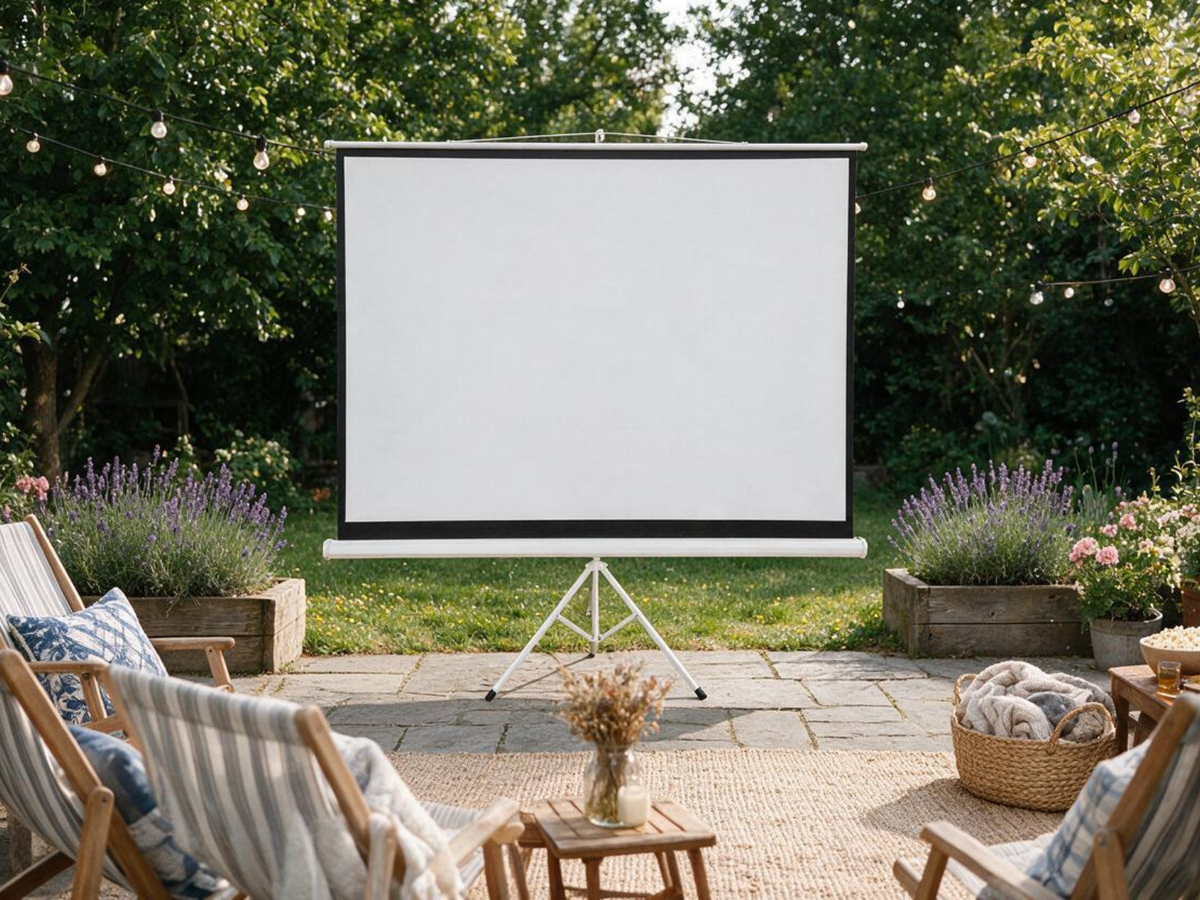100 Inches Portable Tripod Projector Screen