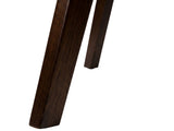 Hexa Round Dining Table Walnut - 100 cm