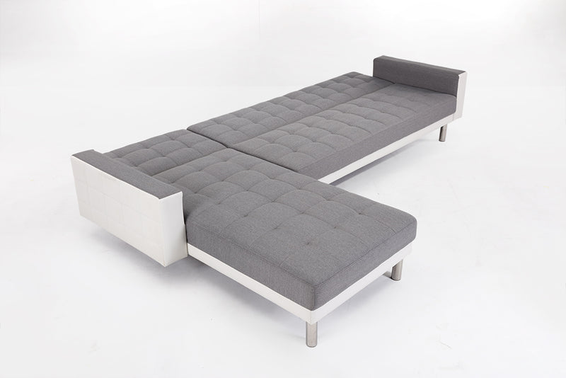 Klika Sofa Bed - Grey and White