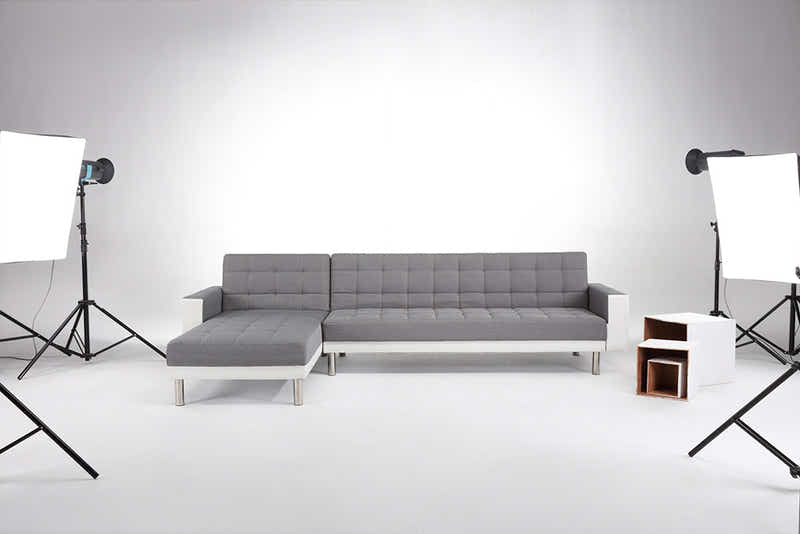 Klika Sofa Bed - Grey and White