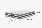 Darcy Metal Bed With Bonnell21 Mattress Combo - Single