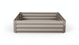 Galvanized Steel Garden Bed 120x120x30 cm