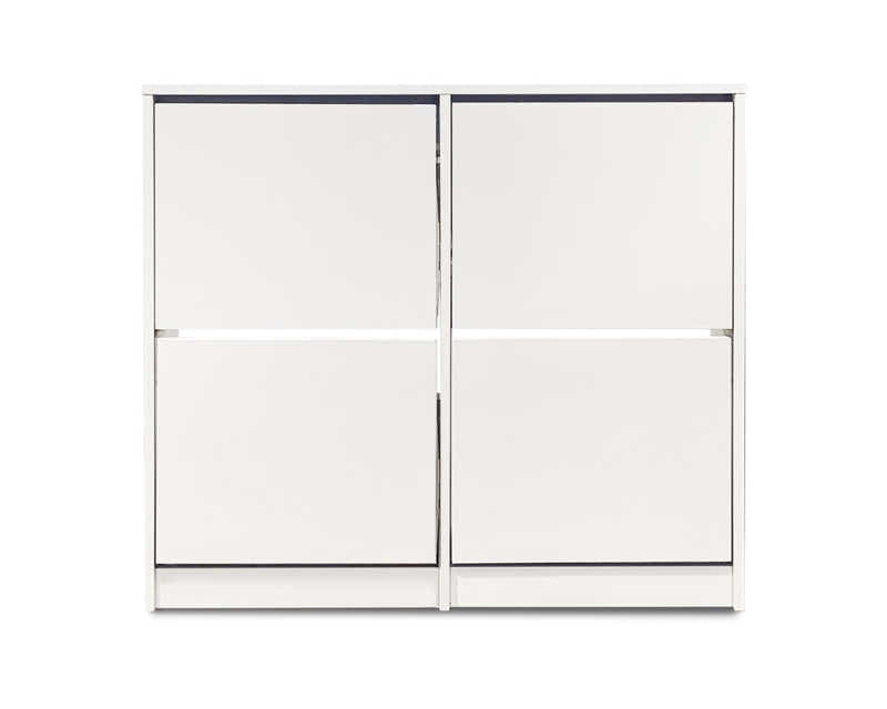 Enkel 4-Drawer Shoe Rack - White