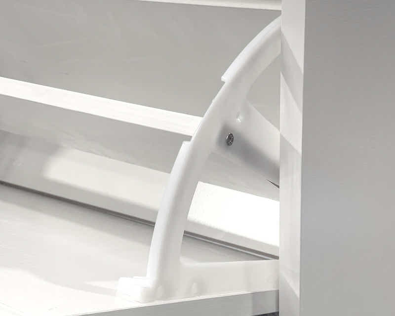 Enkel 4-Drawer Shoe Rack - White