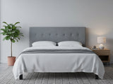 Freddy Linen Headboard Bluish Grey - Super King
