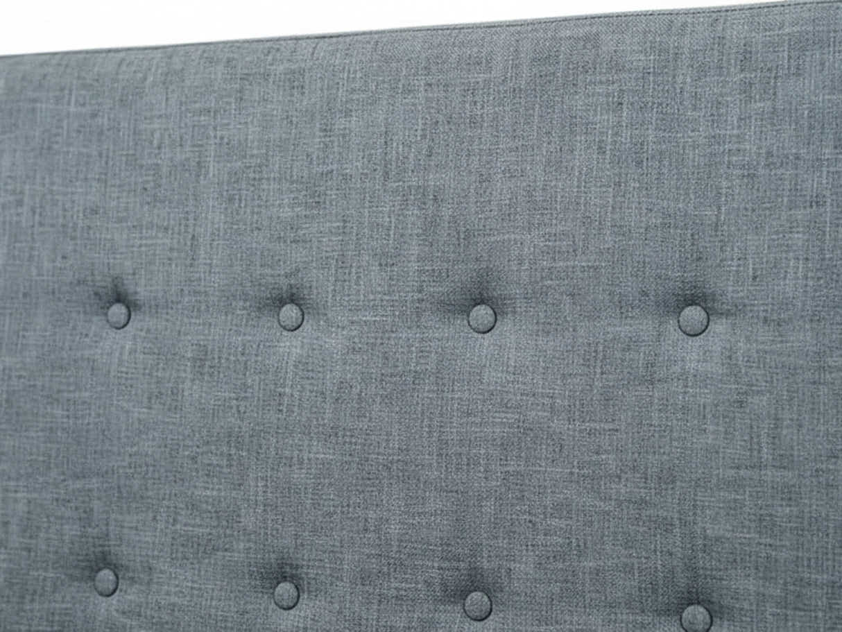 Freddy Linen Headboard Bluish Grey - Super King