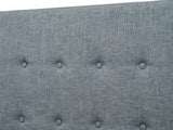Freddy Linen Headboard Bluish Grey - Super King