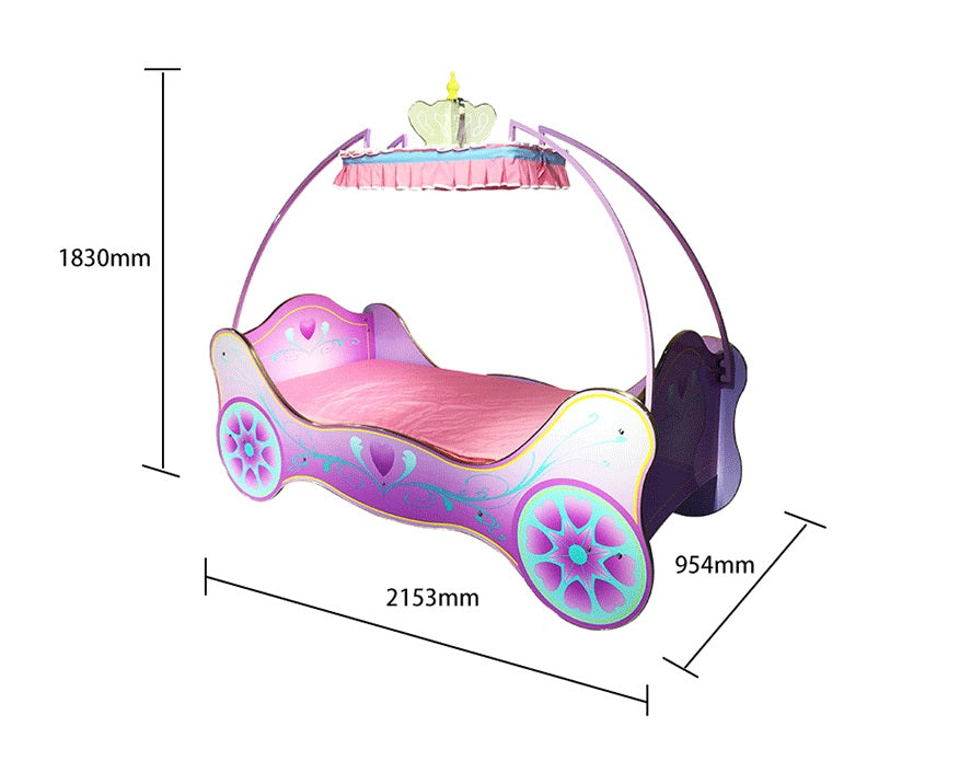 Magic Carriage Bed with Mem23 Single