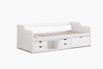 DS Herb Daybed with Drawers - White