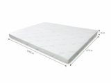 Memory Foam Mattress Topper 8 cm Blue - Double
