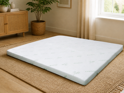 Memory Foam Mattress Topper 8 cm Blue - Double