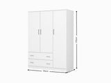 Klader 3-Door Wardrobe