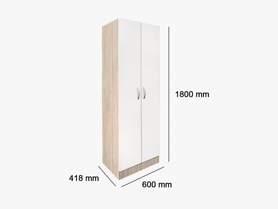 Escot 2 Doors Wardrobe