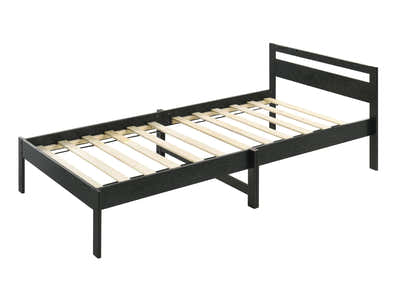 Lzzy Single Bed Frame - Black
